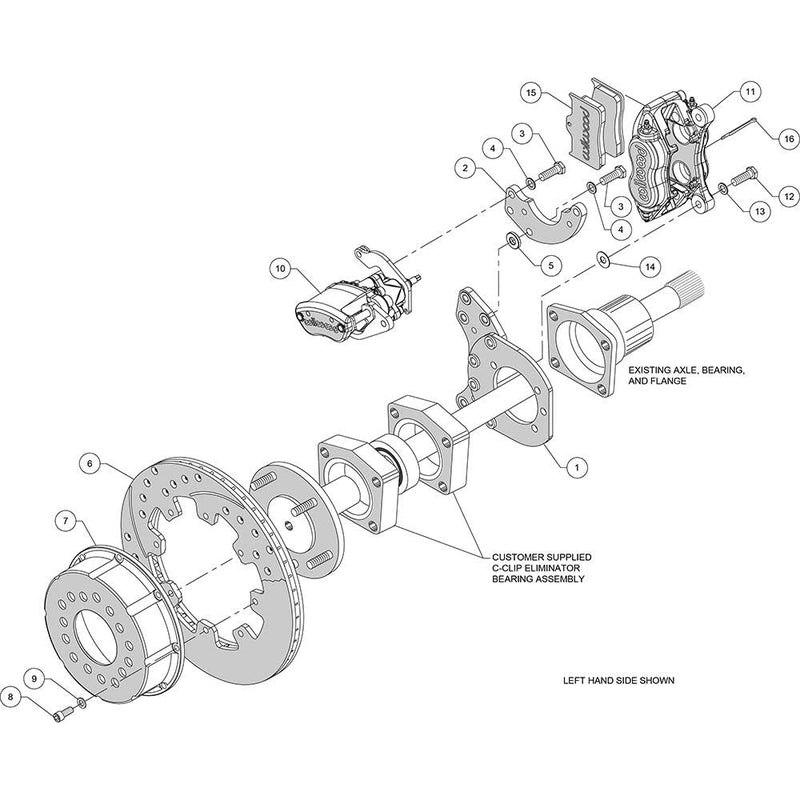 P/S FDLI Rear Kit,w/MC4 P-Brake