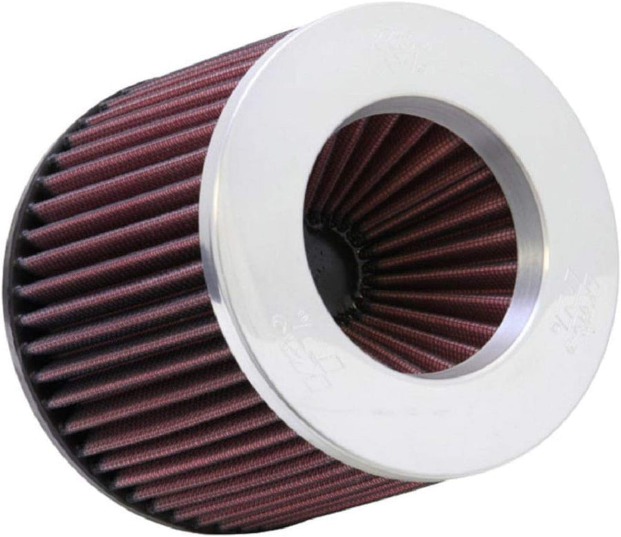 K&N High-Flow Original Lifetime Reverse Conical Air Filter:Performance, Premium: Flange Diameter: 3 In, Filter Height: 5 In, Flange Length: 1.75 In, Shape: Round Reverse Tapered, RR-3003