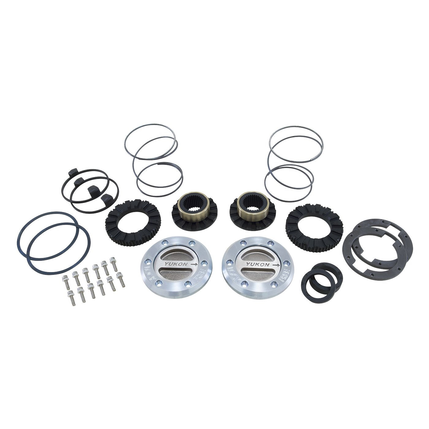 Locking Hub Kit Yukon Gear & Axle (YHC70004) for Dana 60 30 Spline
