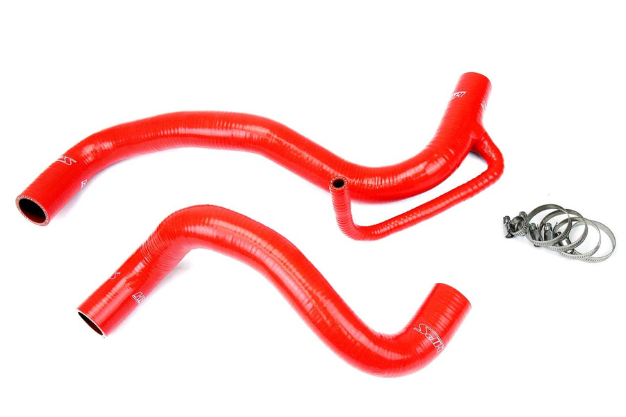 Red HPS 57-1060-RED Silicone Radiator Coolant Hose Kit