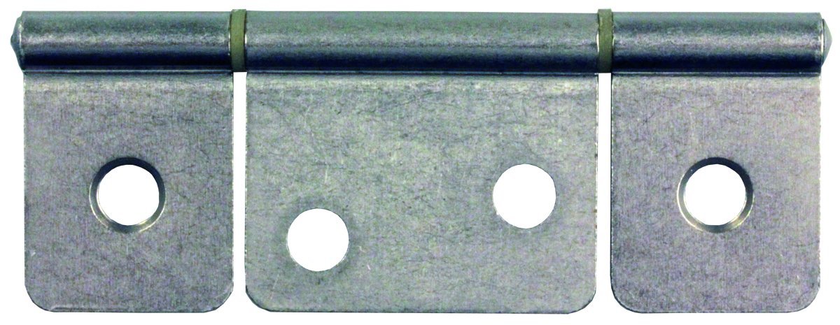 Non-Mortise Hinge JR Products 70635 - Satin Nickel 3.5 x 1.5 x 1.2"