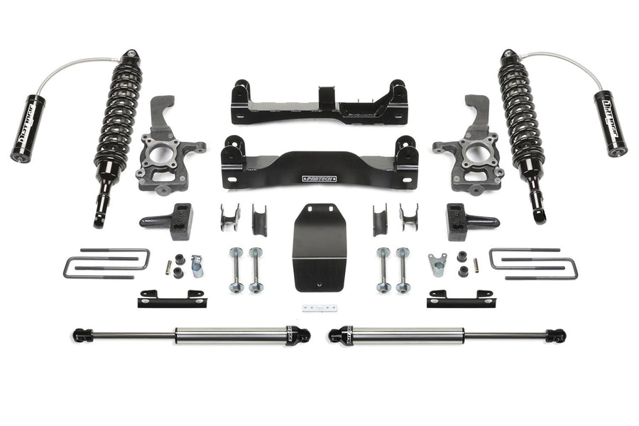 Fabtech Performance K2198DL Lift System 4 in. Lift w/Front Dirt Logic 2.5 Resi Coilovers Rear Dirt Logic Shocks Lift System
