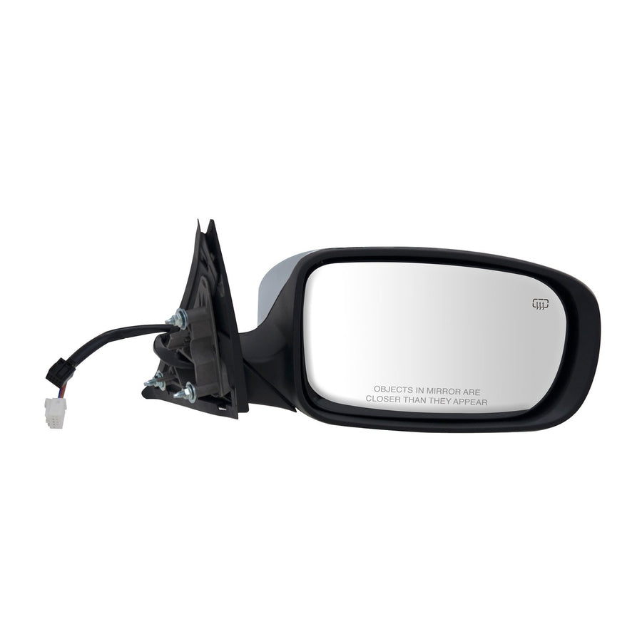 Mirror Passenger Side for Chrysler 300 Sedan, Code GU4, Textured Black w/Chrome Cover, w/Memory, Foldaway, Heated Power