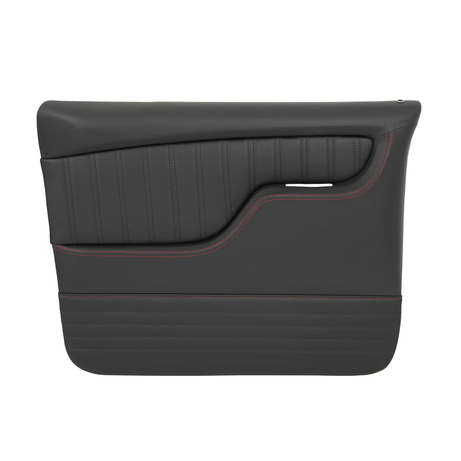 Brothers Trucks Custom Sport QDP0072RED Door Panels - Black/Red Stitching - Pair