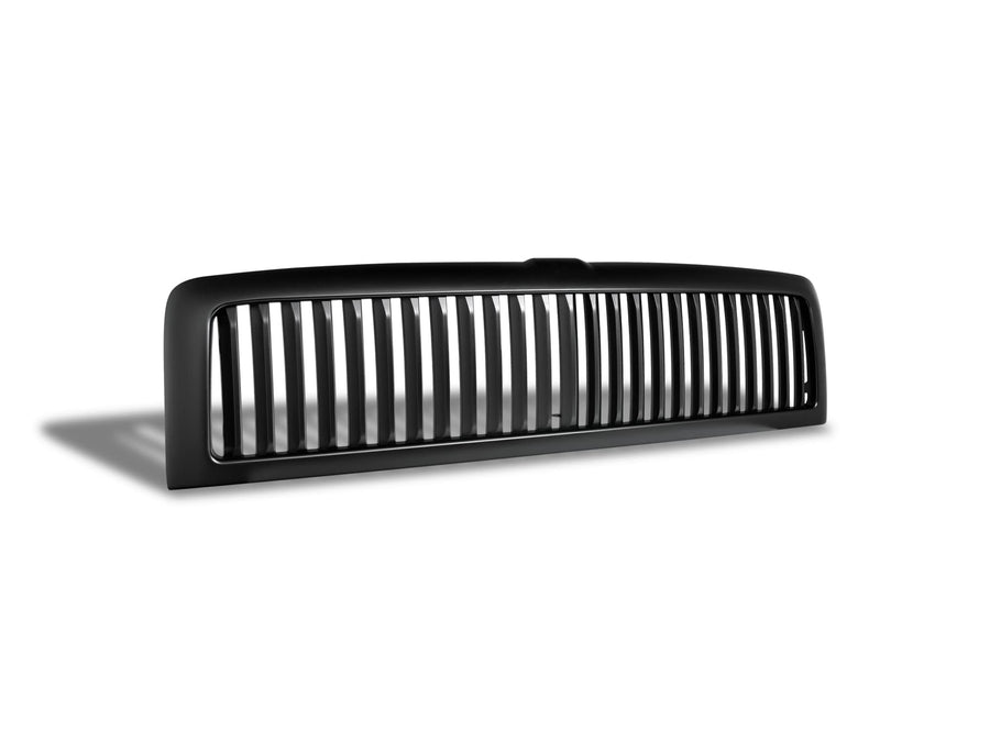 Vertical Front Hood Grille Armordillo USA - Matte Black Fits 1994-2001 Dodge Ram 1500/1994-2002 2500 3500