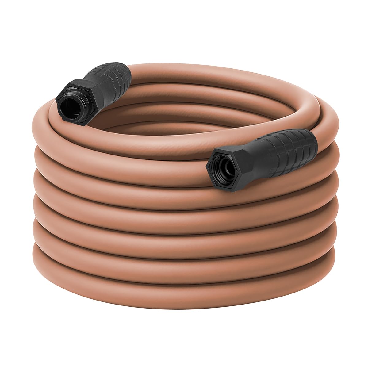 SwivelGrip Flexzilla Colors Garden Hose 5/8 in. x 75 ft., Lightweight All-Weather Water Hose, Durable and Flexible, Leak-Free Connections, Red Clay
