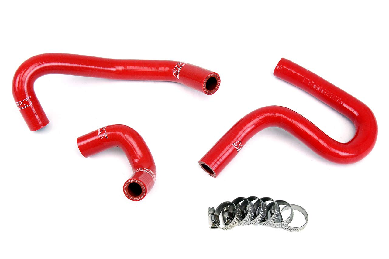 Red HPS Silicone Heater Hose Kit Coolant OEM Replacement 57-1763-RED