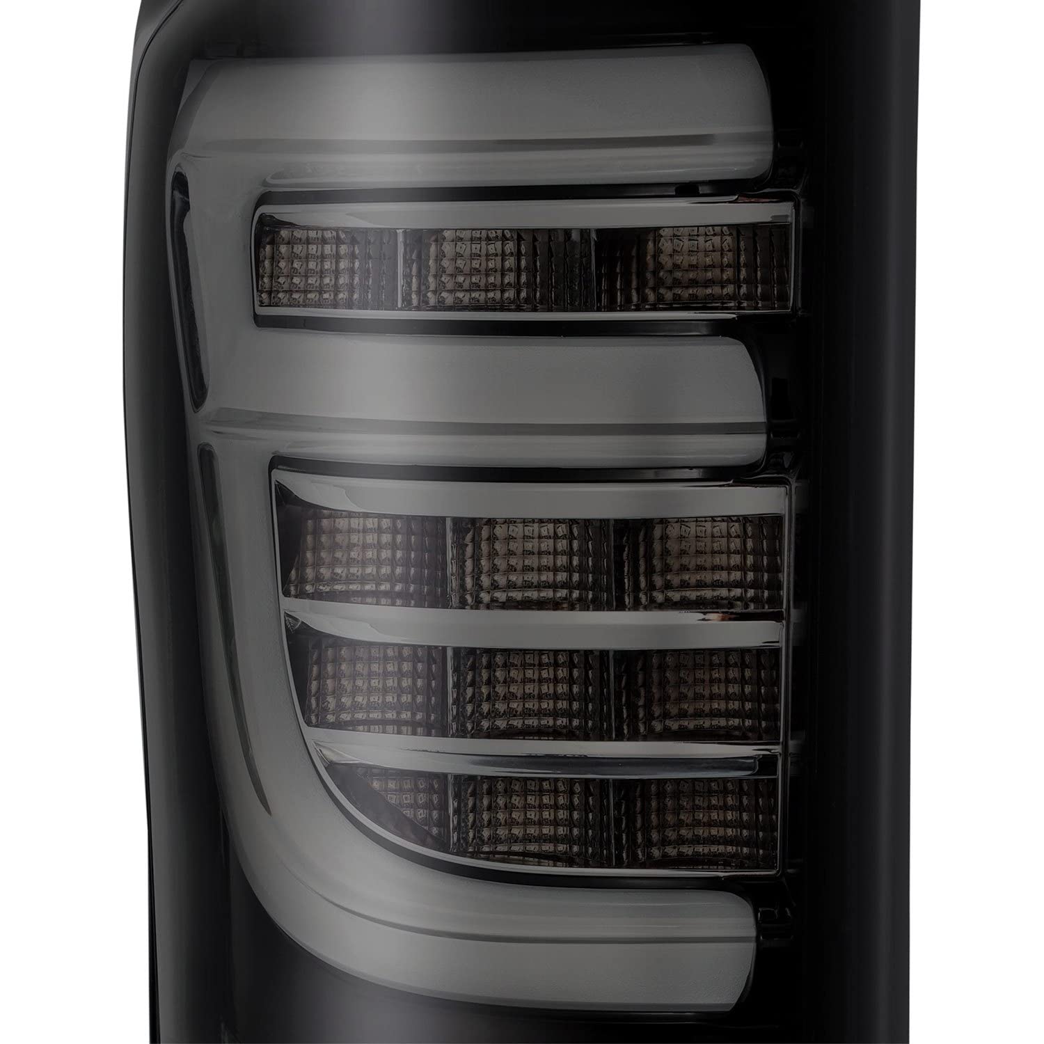 AlphaRex USA (652010) PRO-Series LED Tail Lights 15-17 Ford F-150 Jet Black (Excl Models w/Blind Spot Sensor)