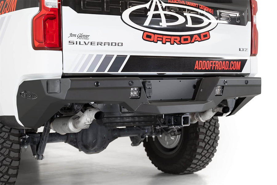 Rear Bumper Addictive Desert Designs R447711280103 Fits Chevrolet Silverado 1500