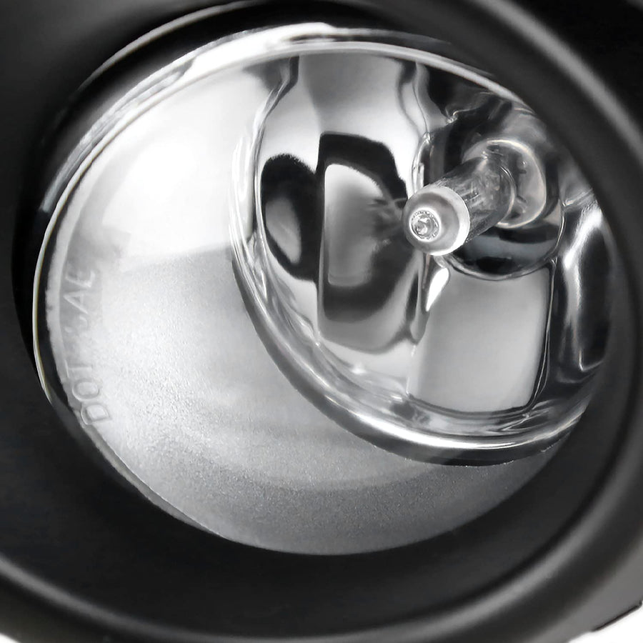 Spec-D Tuning Fog Lights Clear Lens + H11 Bulbs + Switch Included Compatible with Toyota Highlander 2008-2011 L+R Pair Assembly