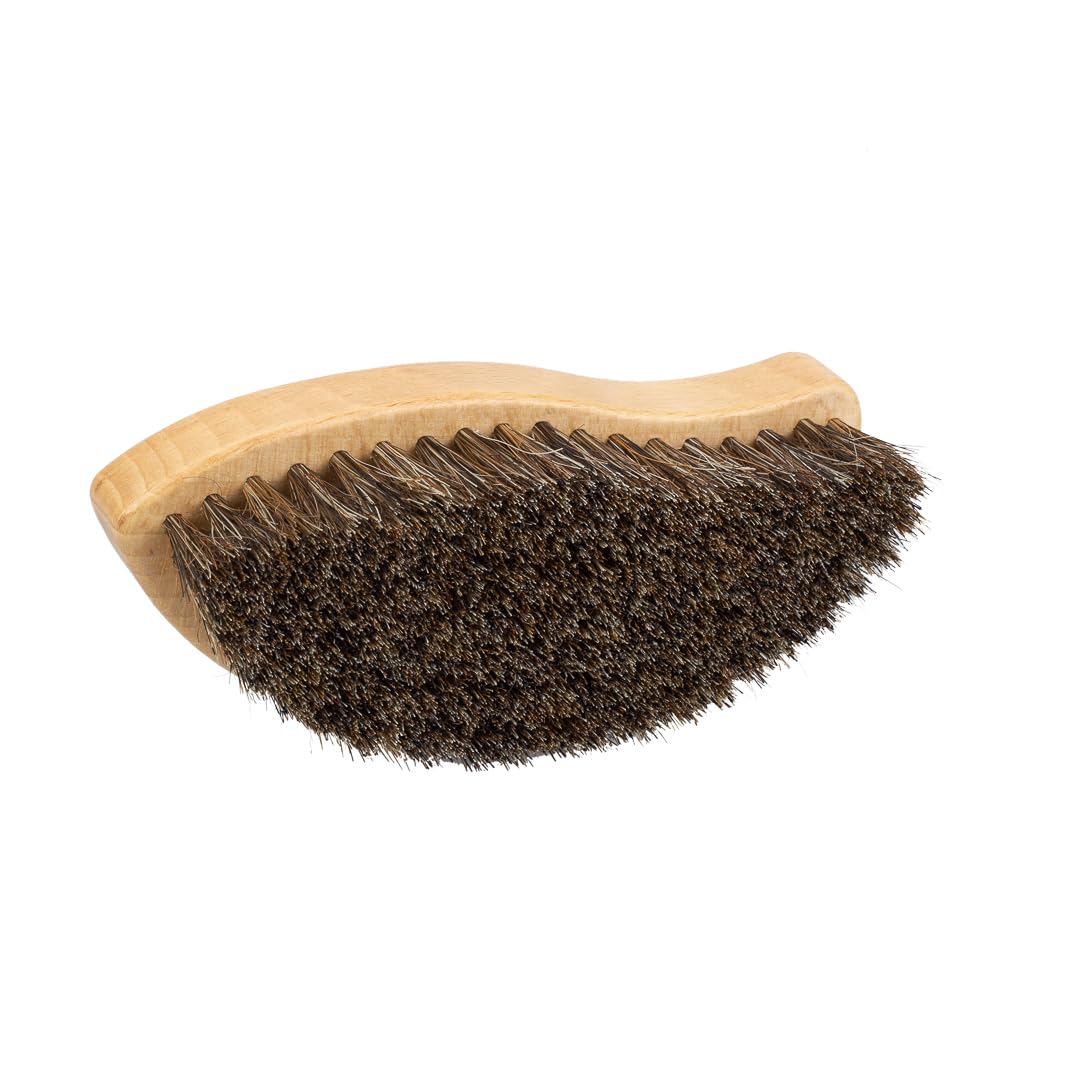 Maxshine Ergonomic Universal Interior Detailing Brush | Soft Horsehair & PP Bristles | Durable Car Cleaning Brush for Leather Seats, Upholstery, Dashboards & Interior Fabric Surfaces