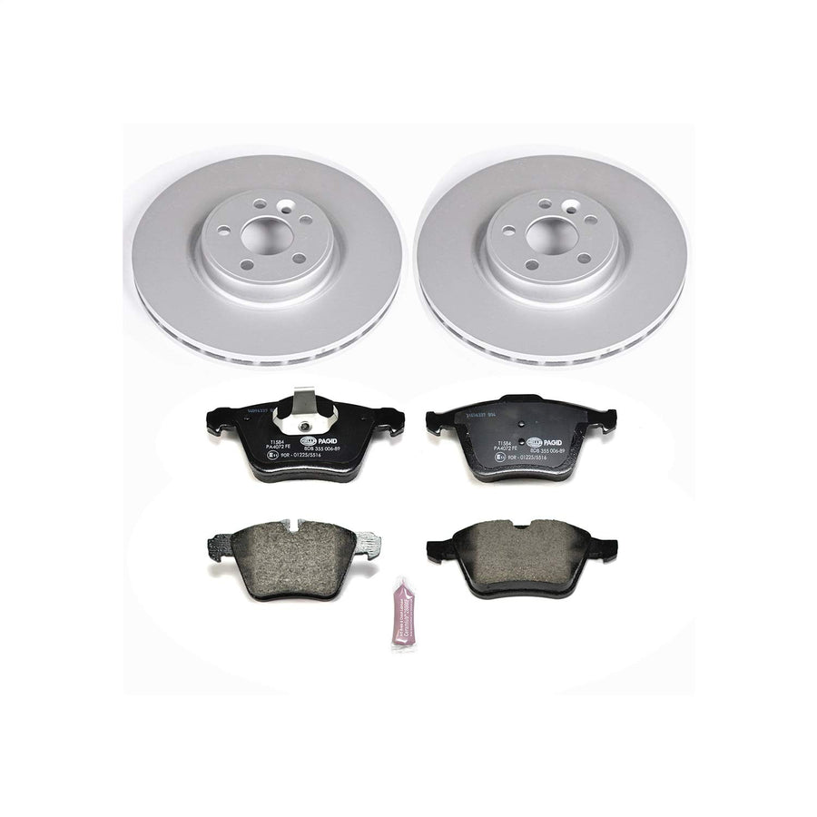 Euro-Stop Power Stop ESK5978 Brake Kit Front For Volvo S60 2011-2014, Volvo S80 2007-2014 [Model Specific]