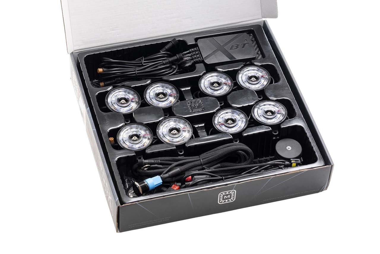Rock Light Kit: Morimoto XRL30: Rgb Led / 8 Pack