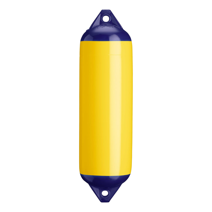 F-3 Standard Polyform Boat Fender Blue Ropehold - Yellow