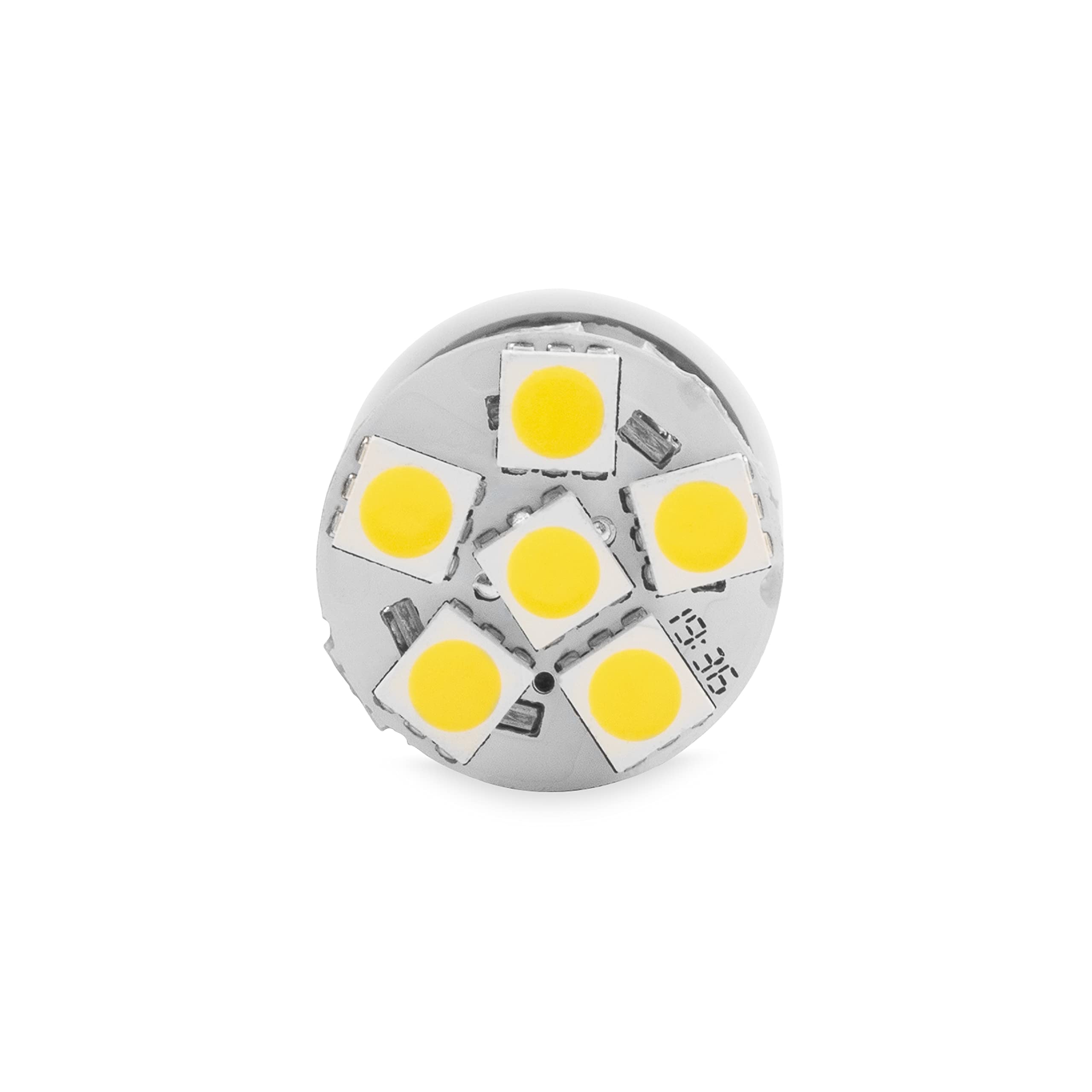 LED Bulb Camco 921 (T10 Wedge) with 27 Diodes - Replacement Light Bulb for OEM RV Applications - Features a 30,000 Hour Life Expectancy - 6 Pack (54635)
