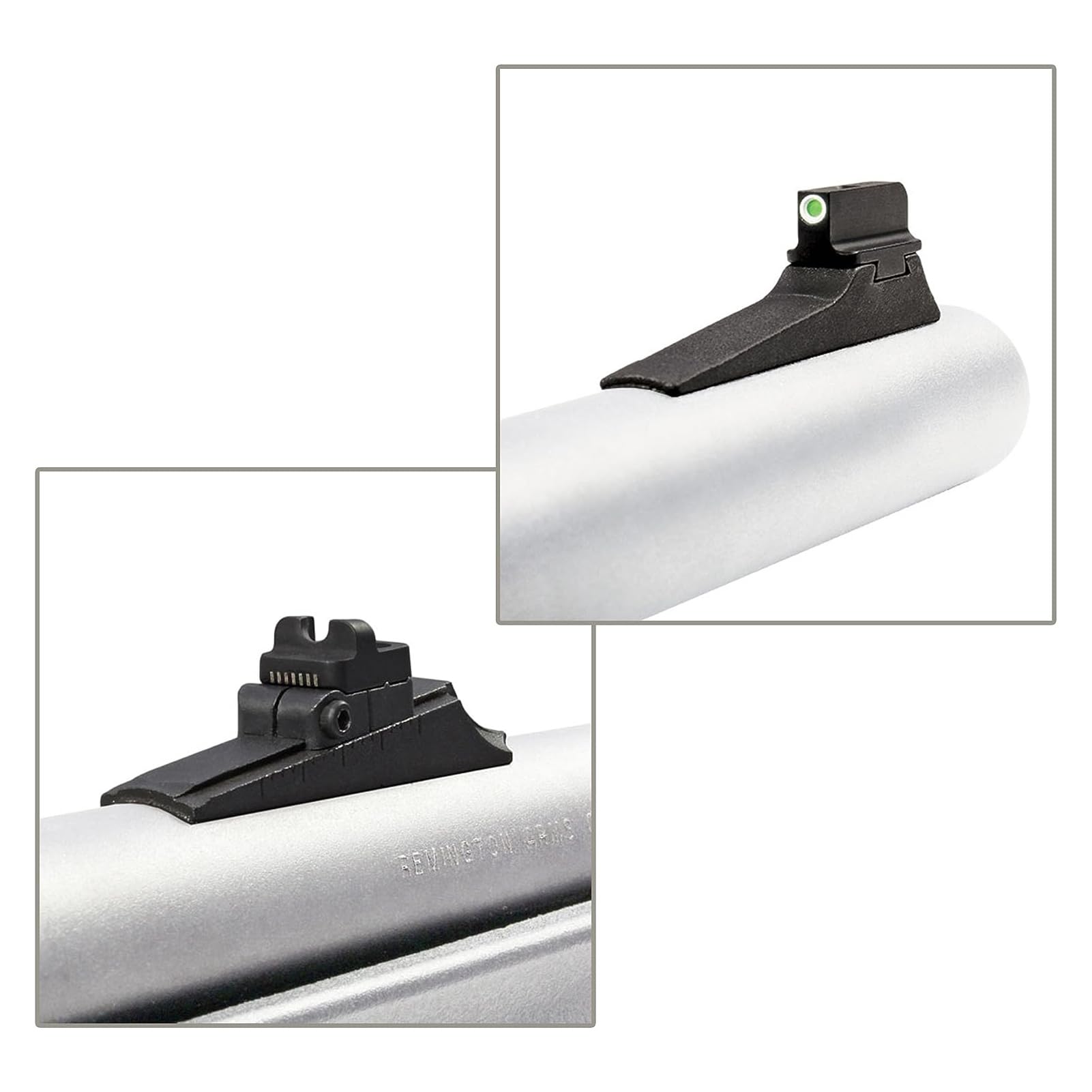 Tactical Sights TRUGLO TFX PRO, Compatible with Remington Shotguns with Dovetail Sight Mounts | Compact Durable Glowing Tritium & Fiber-Optic Night Sight Set