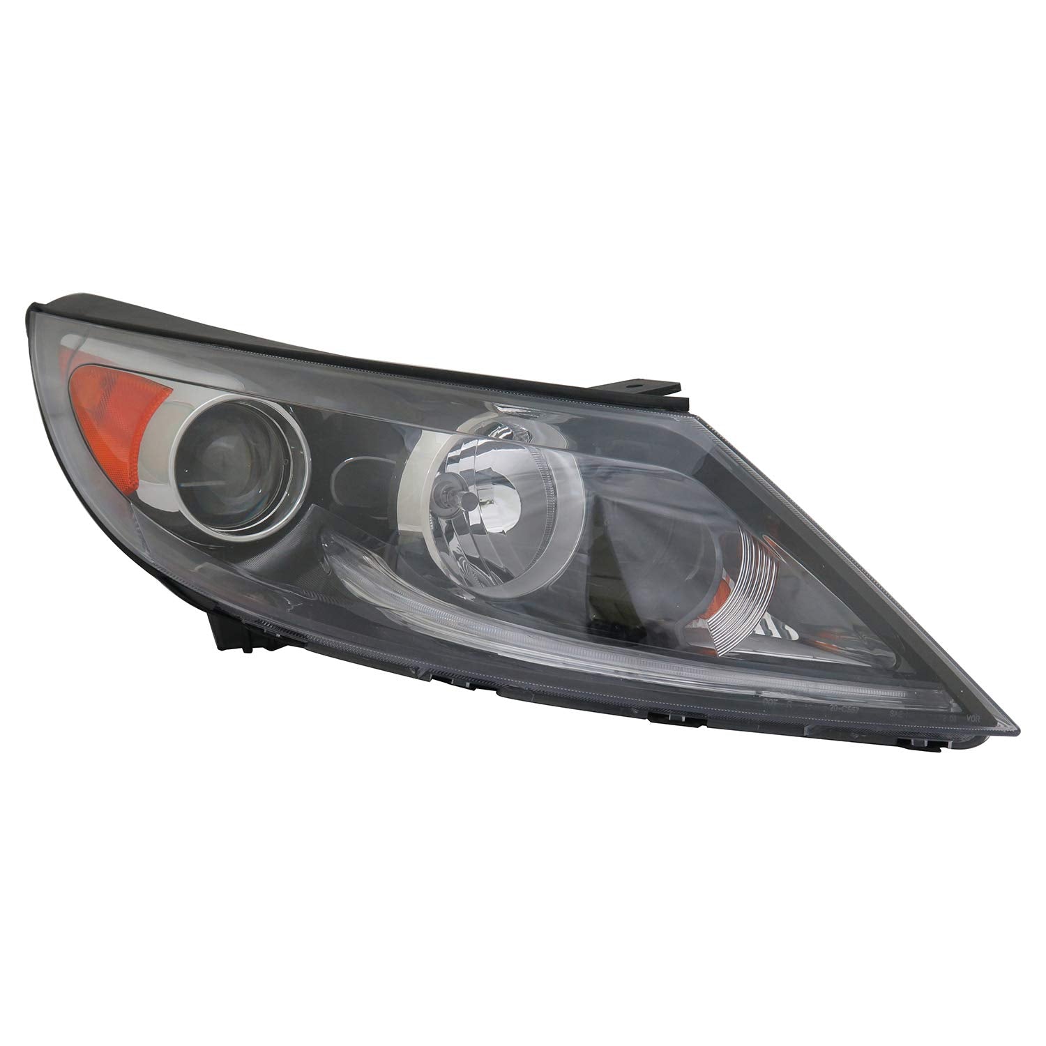 Right TYC Headlight Assembly Compatible with 2013-2016 Kia Sportage