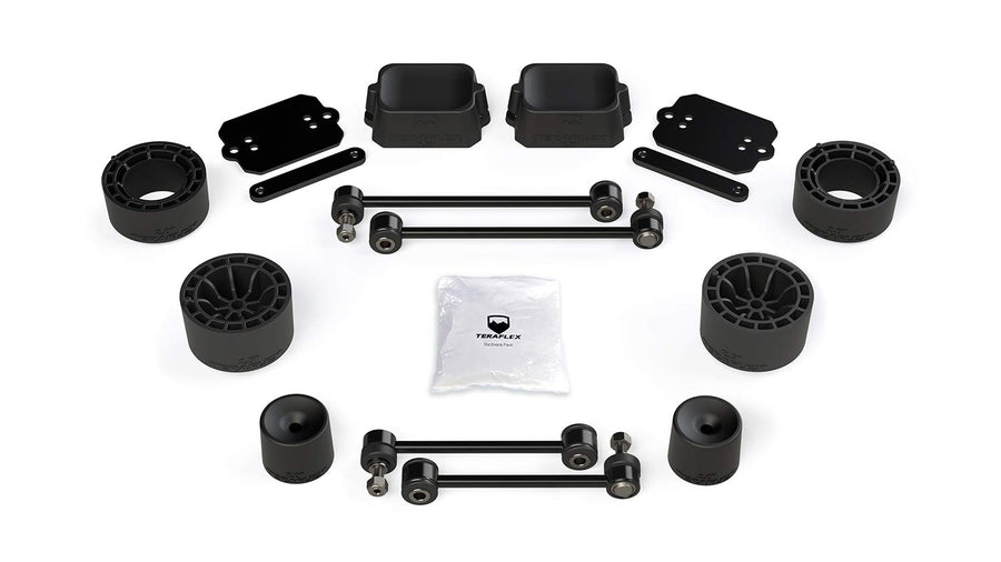 2.5" TeraFlex JL Spacer Lift (2DR Rubicon), 1 Pack