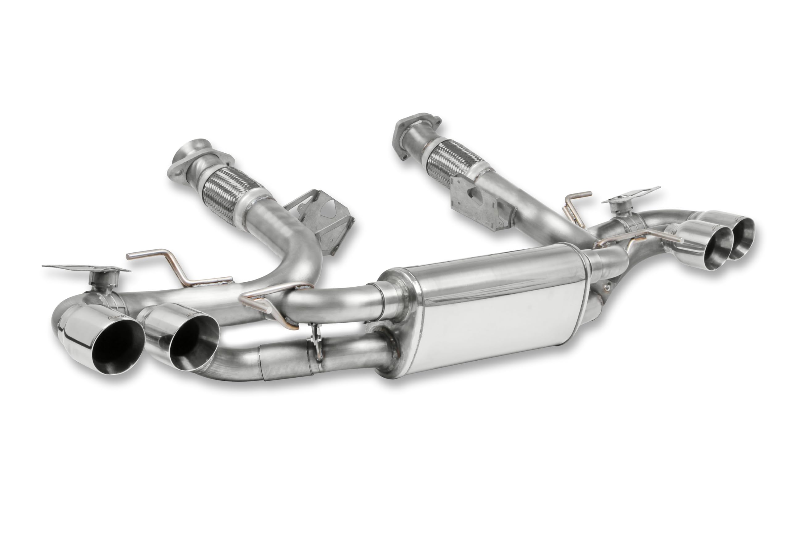 Hooker Blackheart Cat-Back Exhaust BH13236 3" to 2.5" with NPP Dual Mode and AFM Valve Simulators 304SS