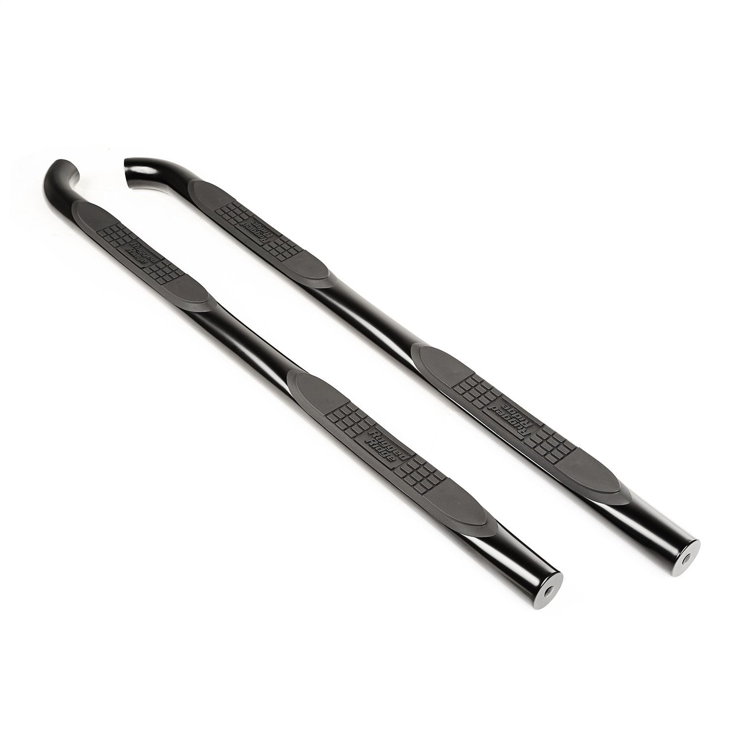 Rugged Ridge Tube Side Step Kit 11591.11, Round, 3 Inch, Black; 15-Current Jeep Renegade BU