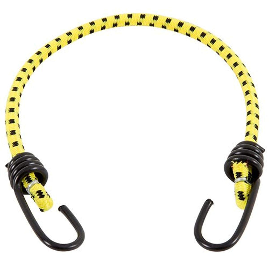 18" Keeper Bungee Cord with Coated Hooks, 2 Pack