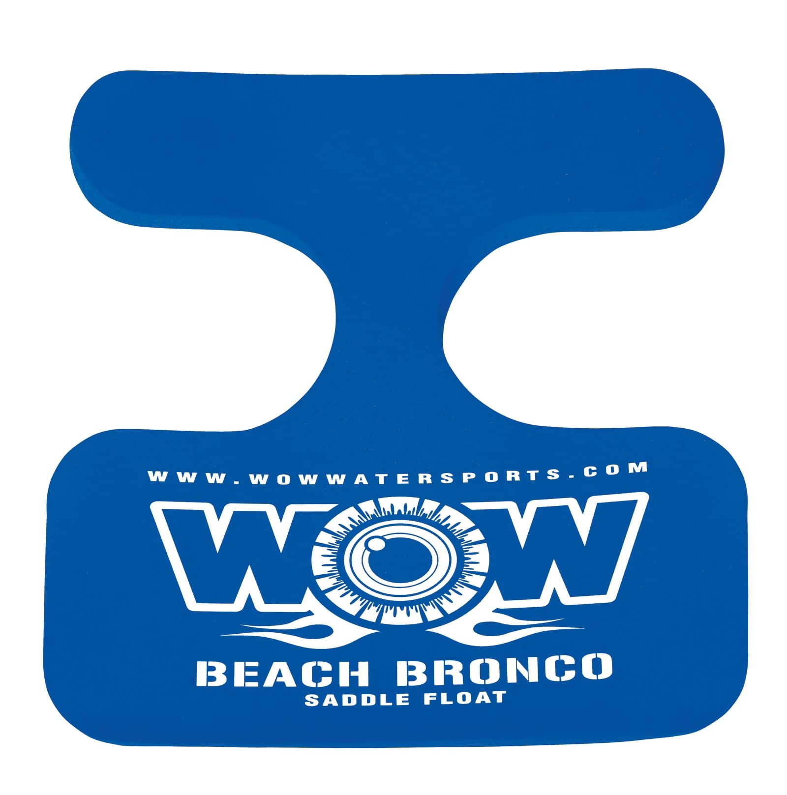 Foam Water Saddle Float - WOW Sports for Kids & Adults - 1 Person Pool Seat - Whale Tail - Pool Party Accessory - Blue