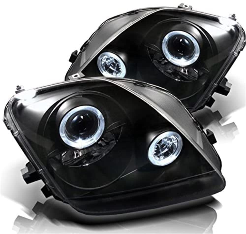 Auto Spyder 5011039 LED Halo Projector Headlights Black/Clear