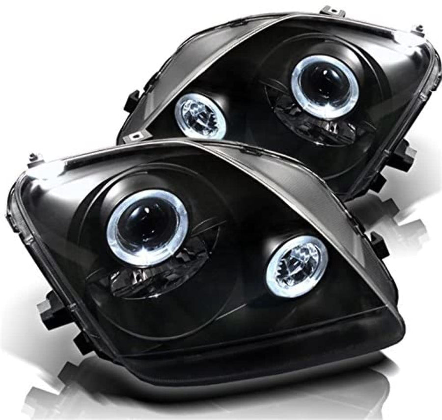 Auto Spyder 5011039 LED Halo Projector Headlights Black/Clear