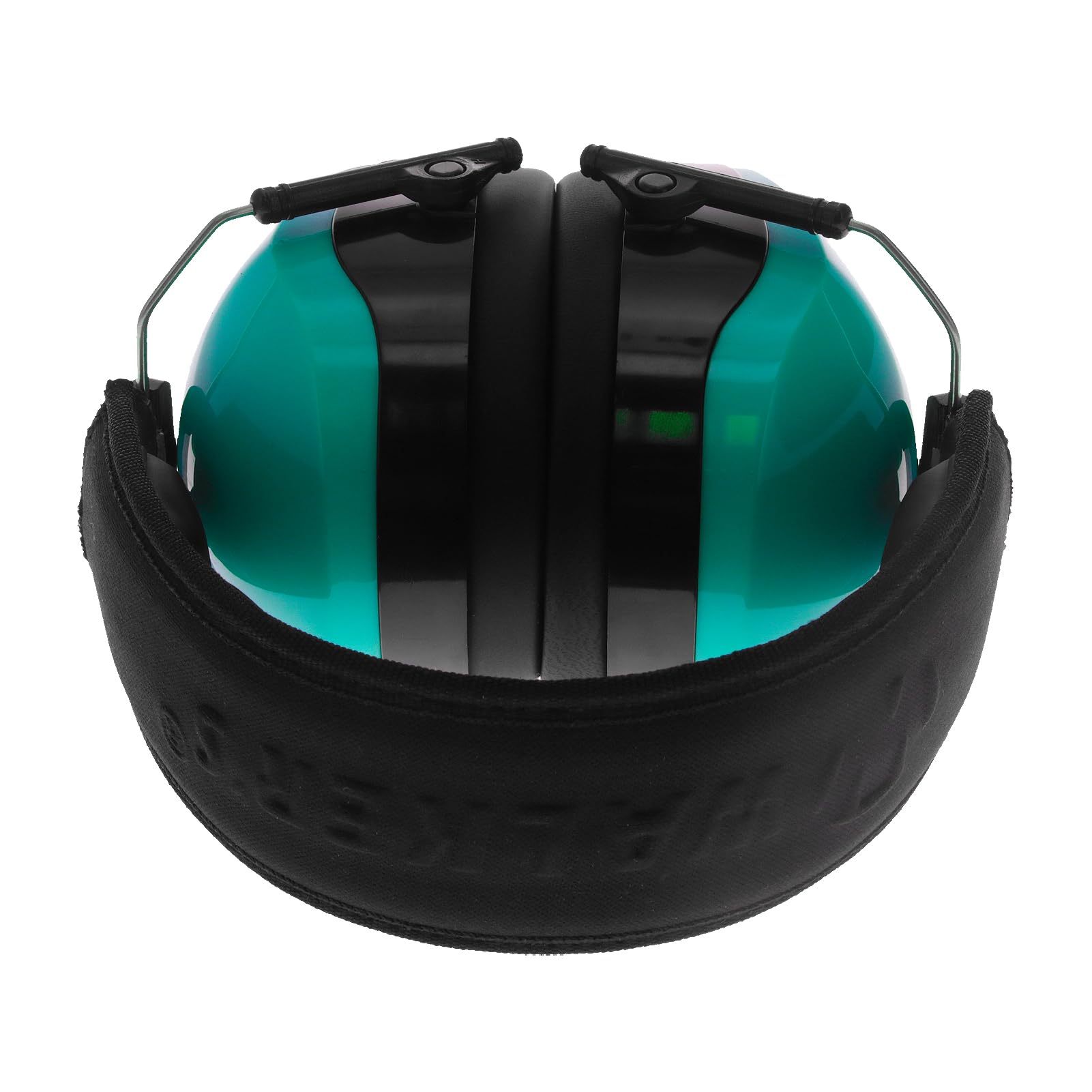 Walker's Passive Dual Colored Muff - Compact Folding Lightweight 26dB NRR Hunting Gun Range Shooting Hearing Protection Muff w/Padded Headband & PVC Earpads, Aqua Blue