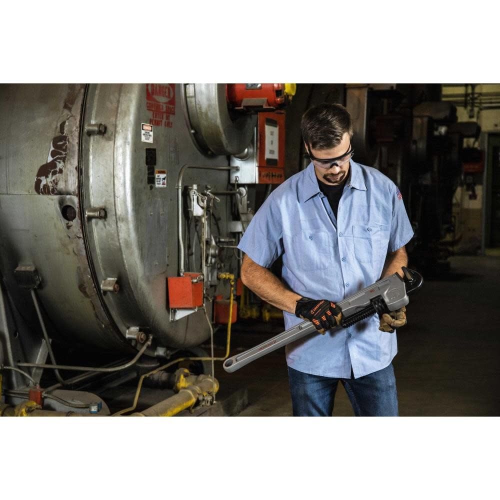 Crescent Pipe Wrench Aluminum - Plumbing, Mechanic, Home Improvement & Repair Tool - Adjustable Wrench - 36" - CAPW36