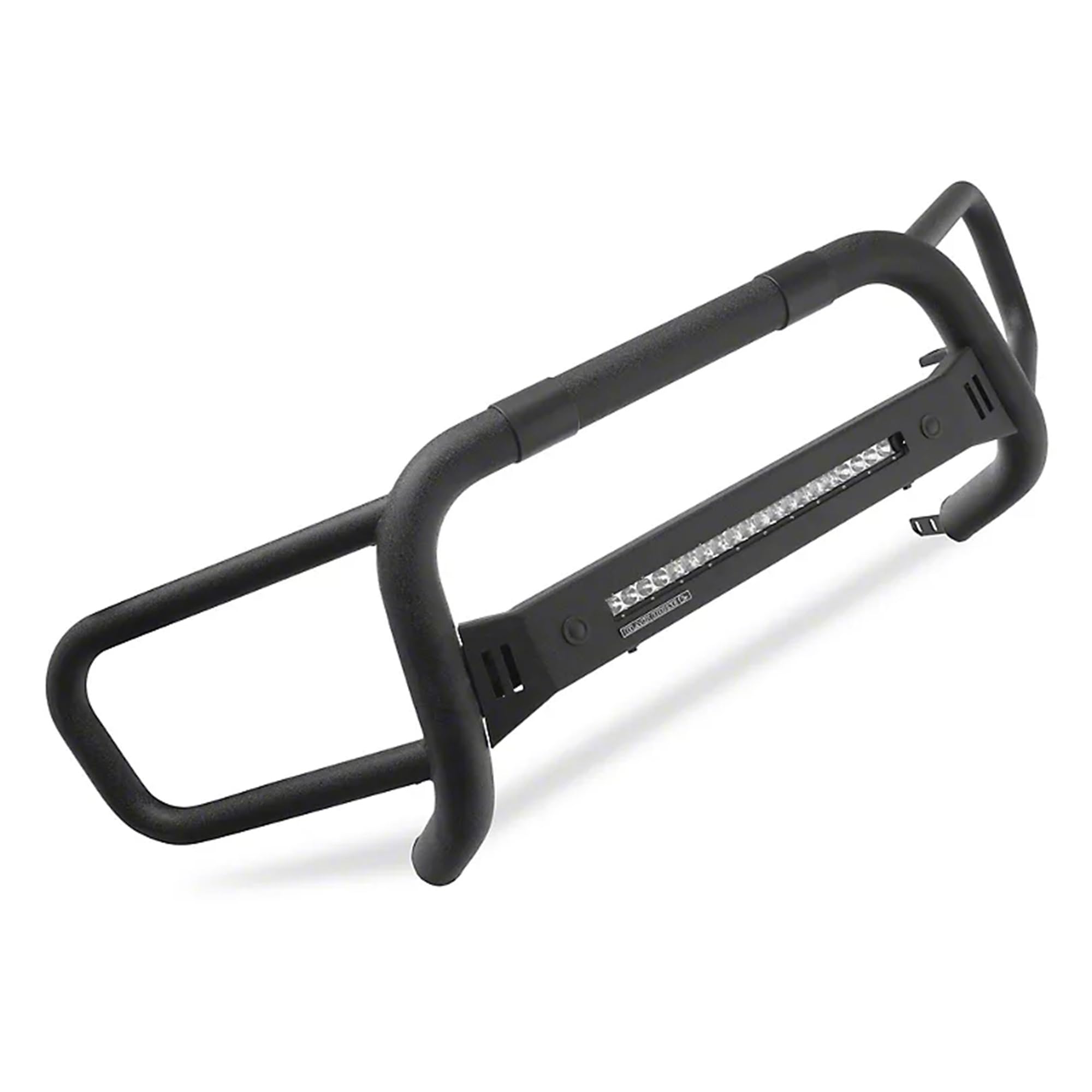 Modular Black Horse Beacon Front Runner Bumper Guard with 20” LED Lights Textured Black Compatible with 2005-2023 Toyota Tacoma-BFRT01