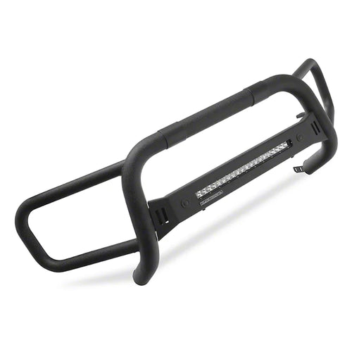 Modular Black Horse Beacon Front Runner Bumper Guard with 20” LED Lights Textured Black Compatible with 2005-2023 Toyota Tacoma-BFRT01