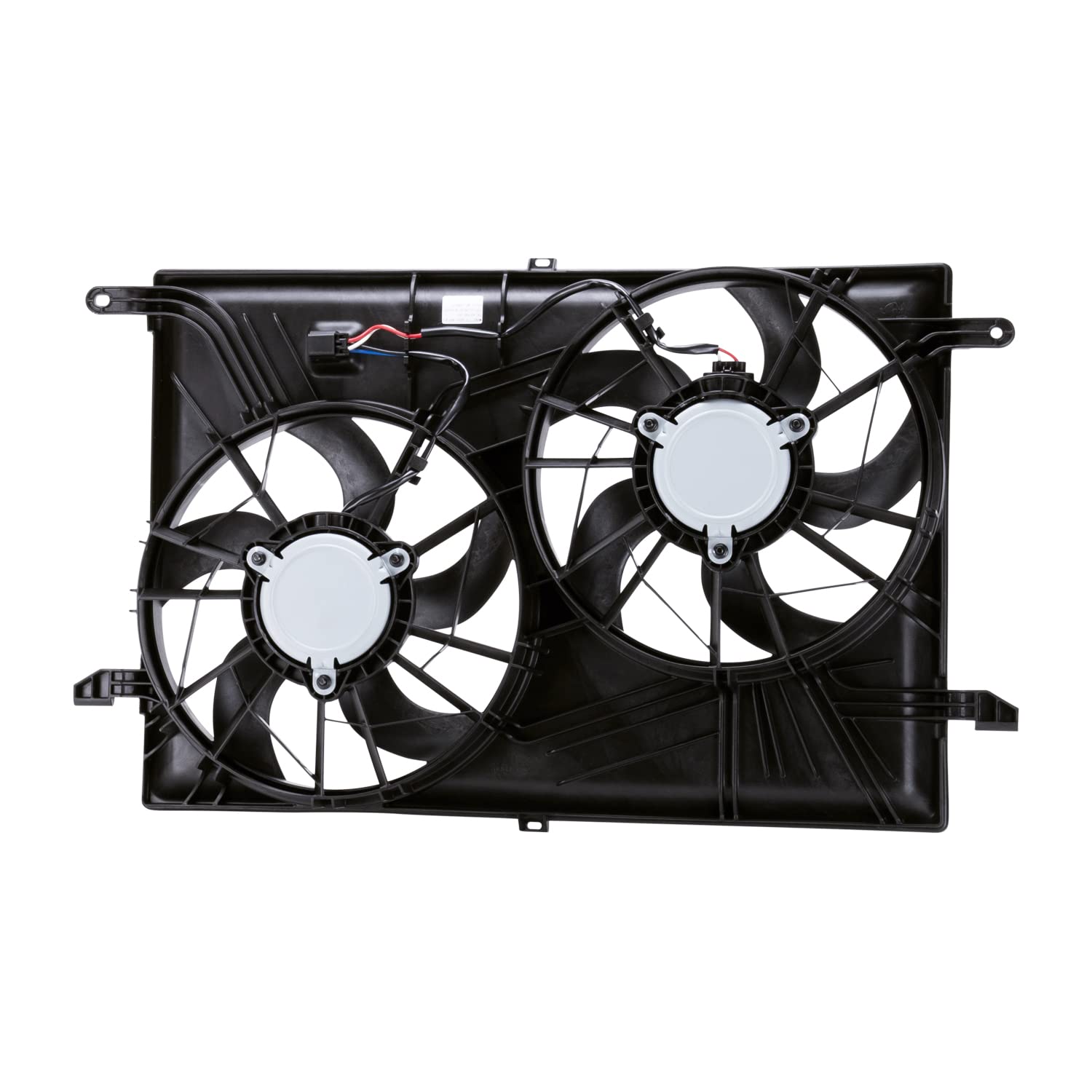 Cooling Fan Assembly TYC 621930 Compatible with 2007-2019 GMC Acadia, Black