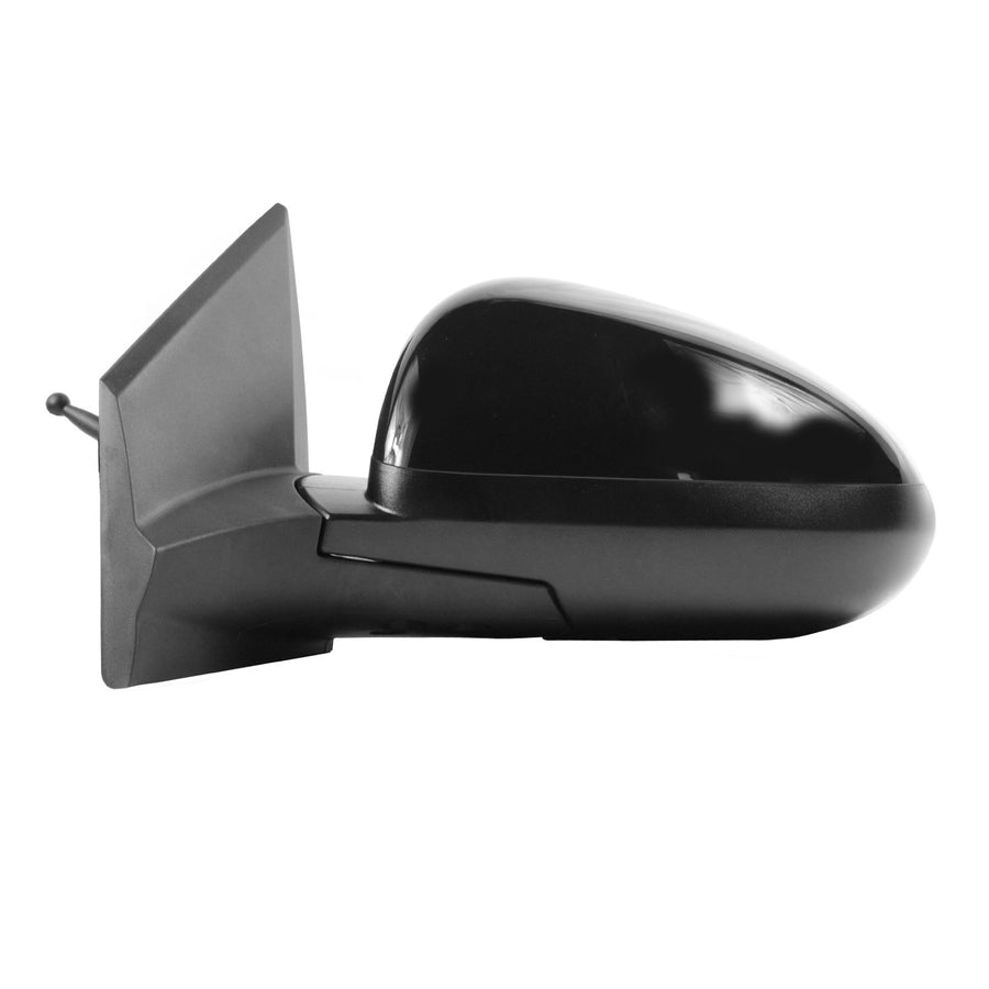 Fit System Driver Side Mirror for Hatchback Chevrolet Sonic, Sedan, Textured Black w/PTM Cover, Foldaway, Manual Remote