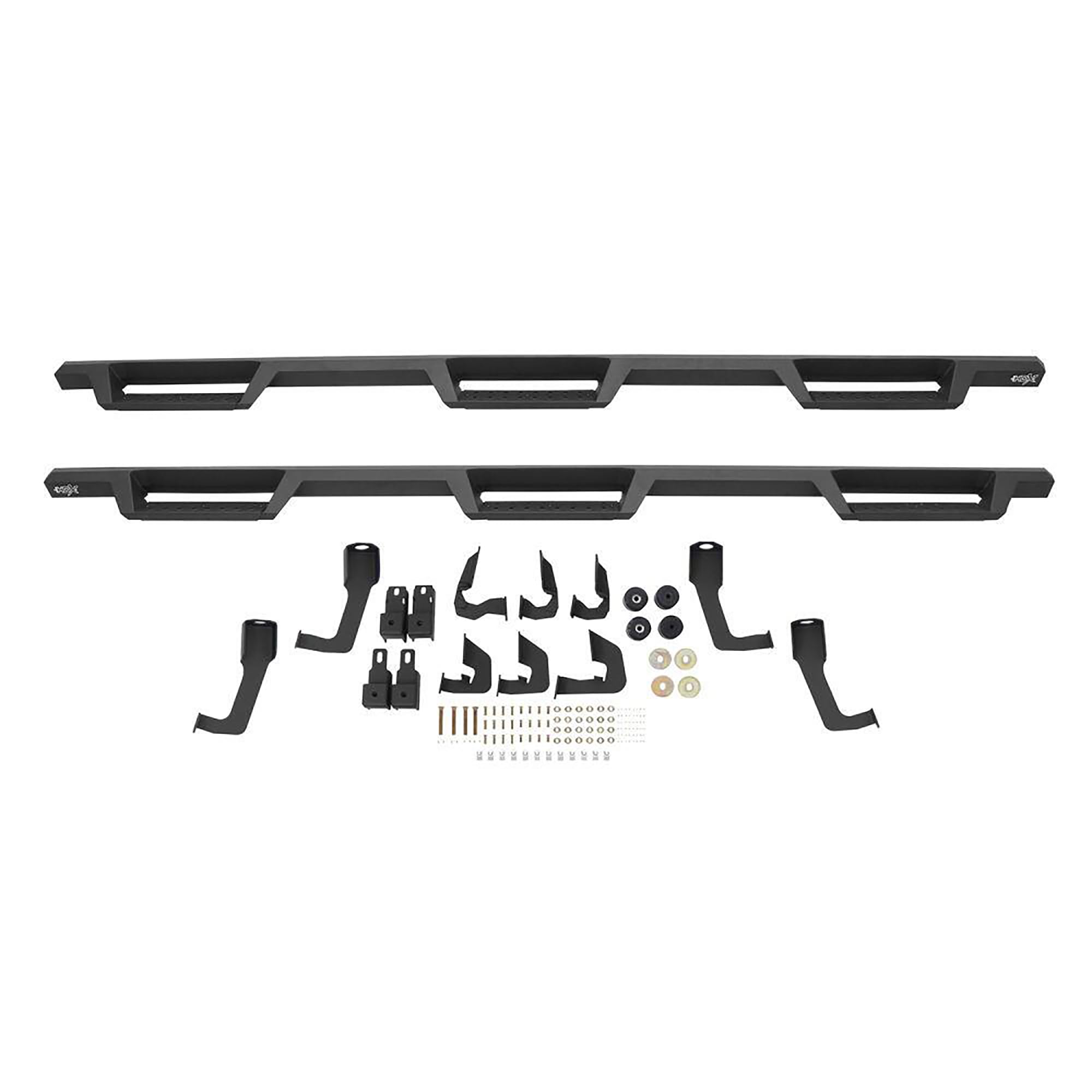 Westin HDX 56-534185 Drop Wheel to Wheel Nerf Bars fits 2016-2023 Tacoma Double Cab 6' Bed Textured Black Pair