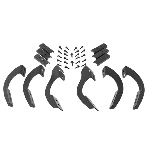 RB10 / RB20 Go Rhino Brackets | Mild Steel, Textured Black | 6944255 | Fits 2014-2023 Toyota 4Runner (Excludes Limited, Nightshade Edition & TRD Sport)