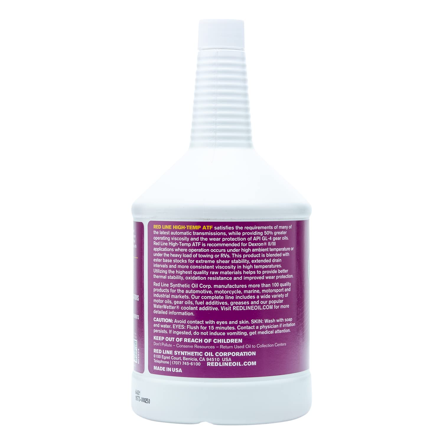 High Temperature Red Line 30204 Synthetic Automatic Transmission Fluid (ATF) - 1 Quart