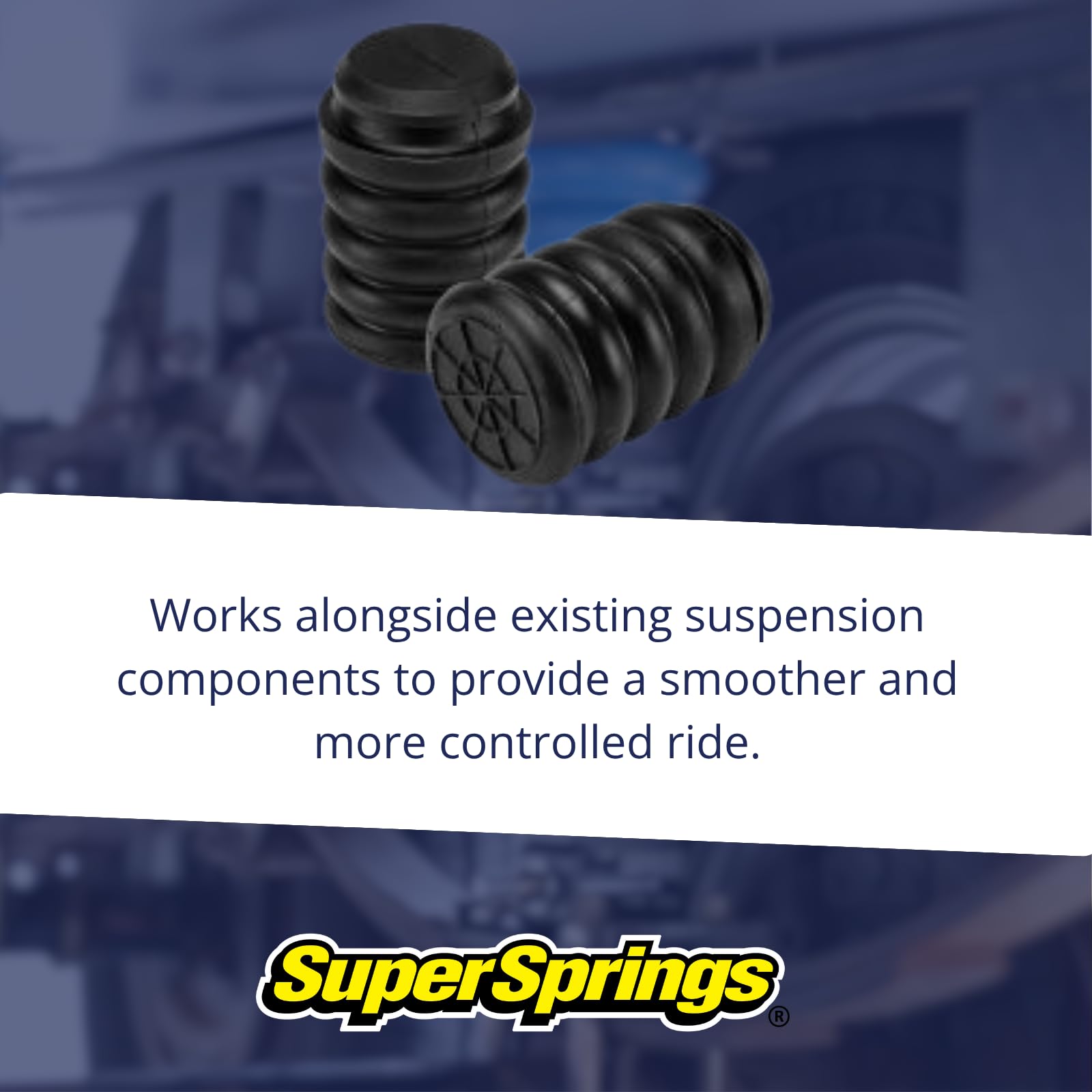 SumoSprings Rear for Chevrolet Silverado 2500|3500, GMC Sierra 2500|3500 | SuperSprings SSR-207-47, black