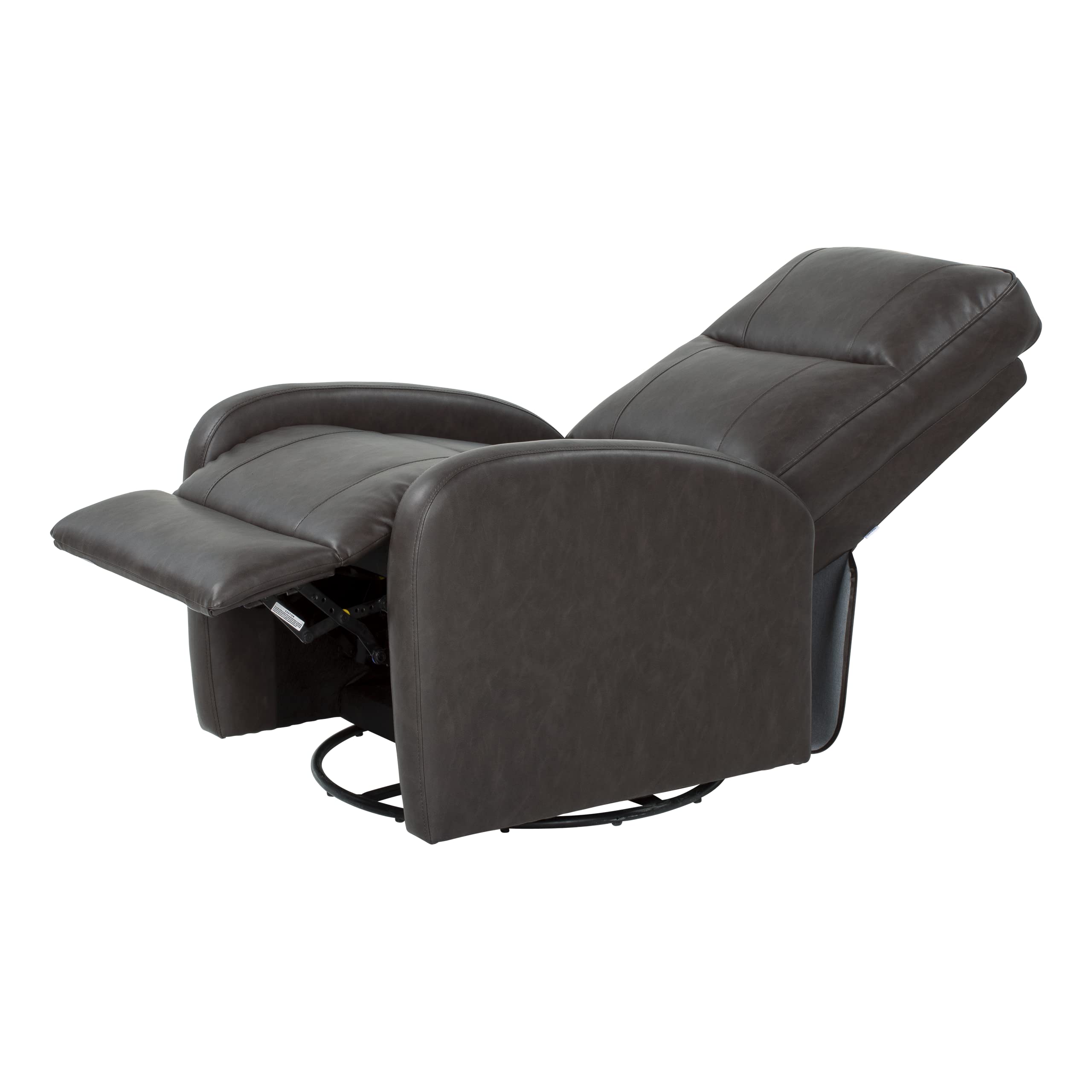 RV Swivel Pushback Recliner, Thomas Payne® Millbrae – Effortless Push-Back Reclining – 360-degree Swivel, Glider Action –Easy-to-Clean PolyHyde® Vinyl Fabric – High-Density Foam Interior – 2020129869