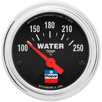 Mopar Classic Auto Meter Water Temp, 2-1/16", 100-250`F, Elec