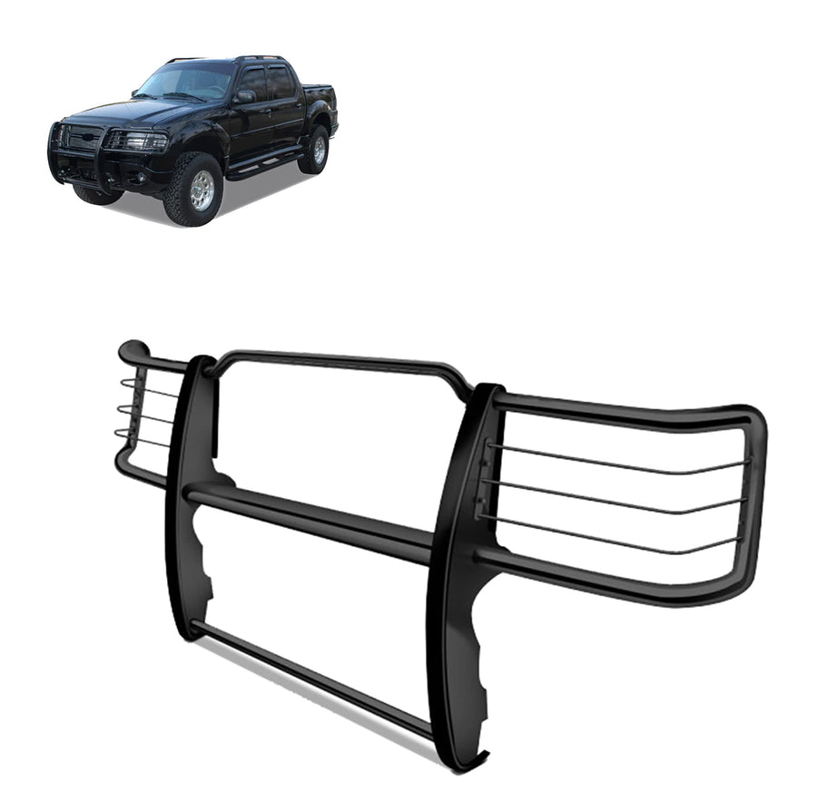 Grille Brush Black Horse Bumper Guard Modular Compatible with 1995-2001 Ford Explorer|1997-2001 Mercury Mountaineer-17F80218MA