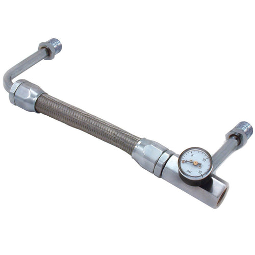 Dual Feed Fuel Line Spectre Performance 29683 for Holley 3310/4150, 0.375 in.