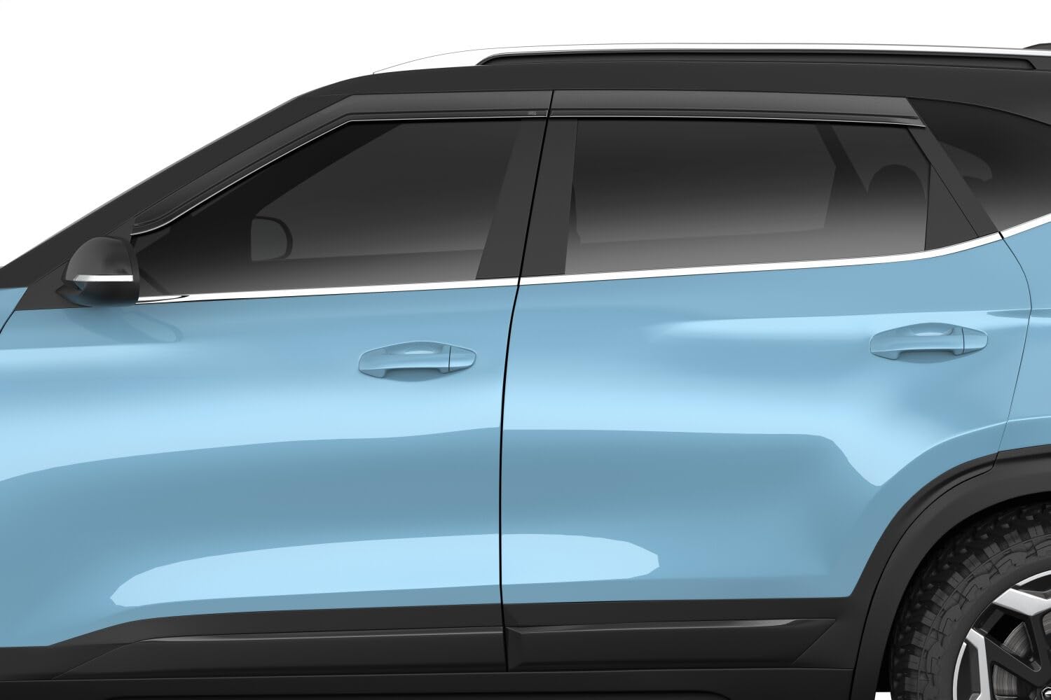Husky Liners Ventvisor Low Profile Rain Guards | Fits 2021-2026 Kia Seltos | Front & Rear, Smoke, 4-pcs. | 2854134