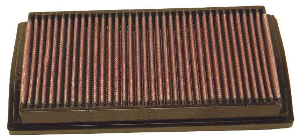 K&N Engine Air Filter: Replacement Car Air Filter, Reusable, Clean Every 75,000 Miles, Washable, Premium: Compatible with 2000-2008 KIA (Rio, Rio II), 33-2196