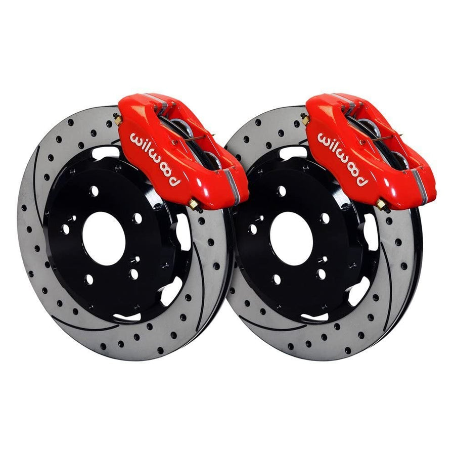 Front Hat Kit FDLI,12.19", Drilled, Red