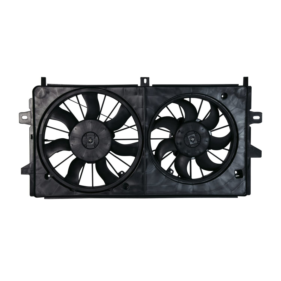 Cooling Fan Assembly TYC 621420 Compatible with 2006-2011 Chevrolet Impala, Black