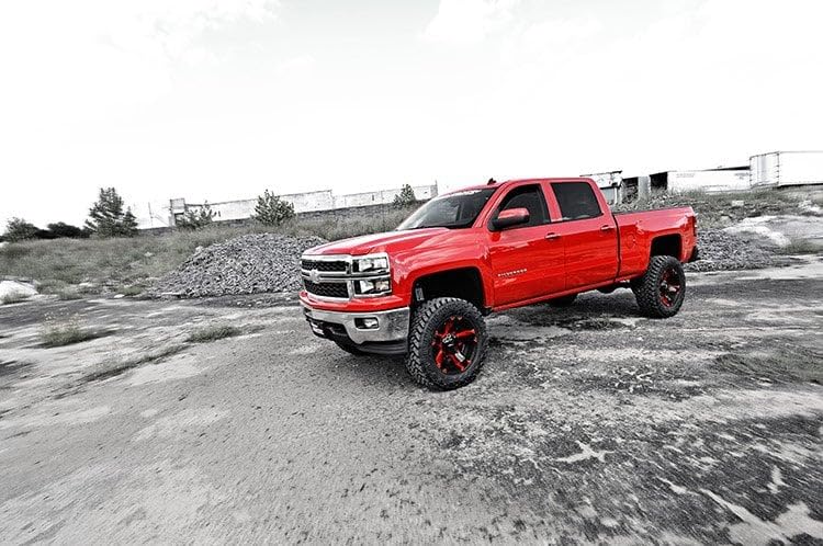 7" Lift Kit Rough Country with Vertex Coilovers/Vertex Shocks for Chevy Silverado & GMC Sierra 1500 (2014-2016)