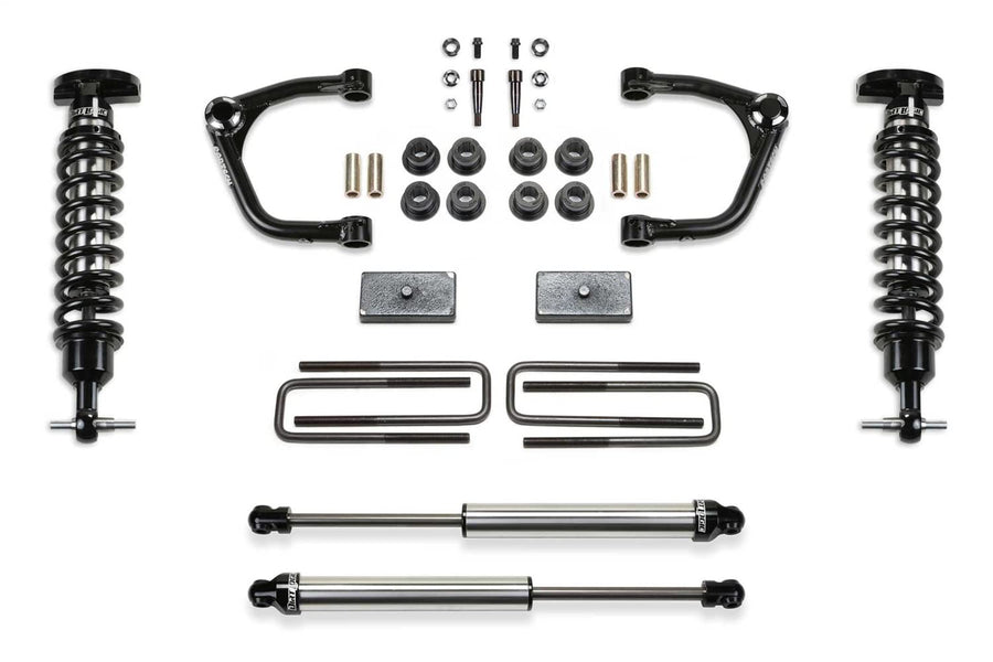 Fabtech K1129DL Lift System w/Shocks Uniball 3.5 in. Lift Incl. PN [FTS21269/FTS21256/FTS811452] Uniball UCA Shocks