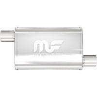 Performance MagnaFlow Exhaust Muffler 11239: 4 x 9in., Oval, Straight-Through