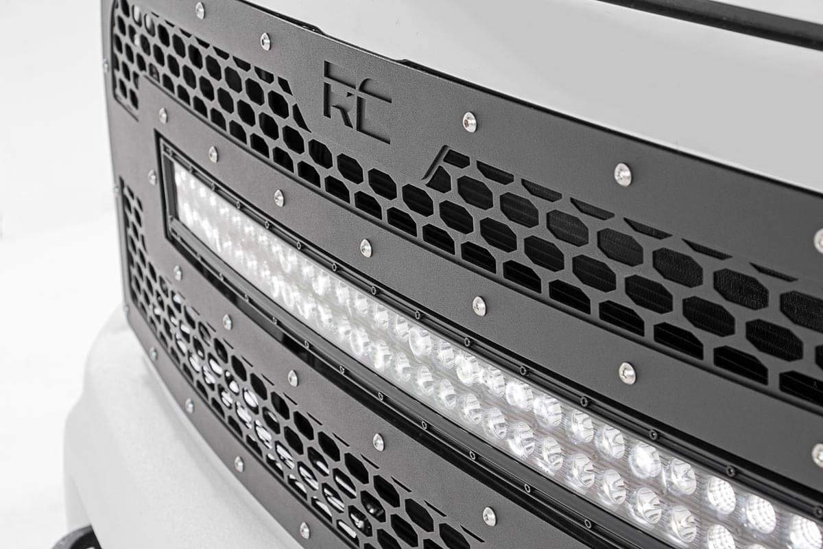 Rough Country LED Mesh Grille Insert for 2013-2018 Ram 2500/3500 2WD/4WD - 70152